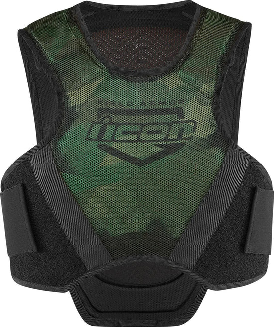 ICON Field Armor Softcore Vest Black/Camo Green