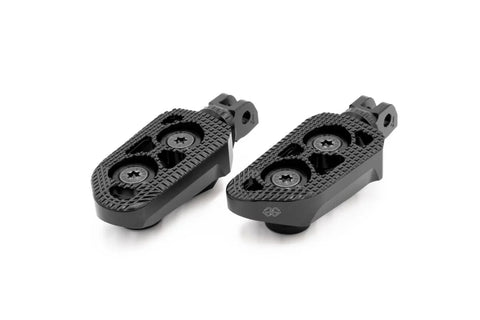 Gilles Tooling Tour-X Touring Rider Footpegs Black (RGK-500-UF37-SET-B)