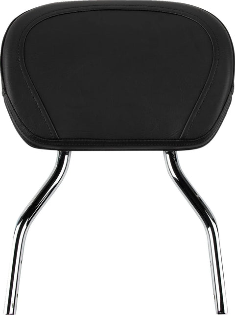 Cobra Short Round Sissy Bar Chrome with Pad (02-8968)