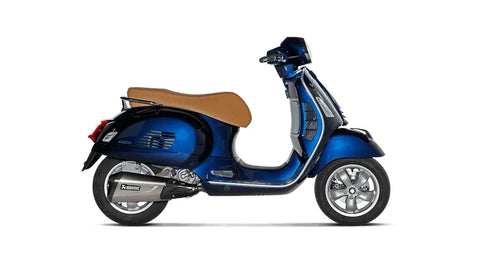 Akrapovic Slip-on Line Muffler Stainless Steel Carbon End Cap Vespa (S-VE3SO11-ZDFSS)