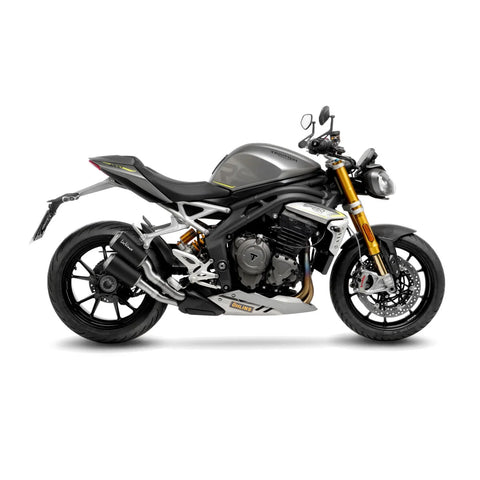 LeoVince LV-10 Dual Black Edition Slip-on Muffler SS Ece