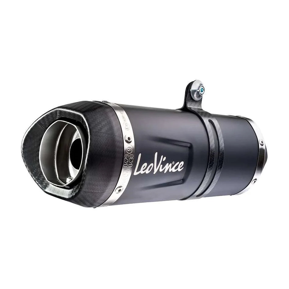 LeoVince LV One EVO Black Edition Stainless Steel Exhaust System with CAT Yamaha (14251EKB)