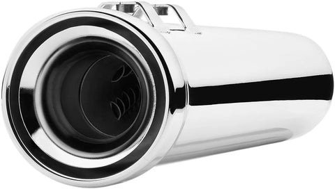 Cobra 4-1/2" Tapered Slip-on Neighbor Hater Mufflers Chrome