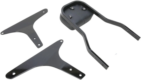 Cobra 14" Short Square Sissy Bar Black