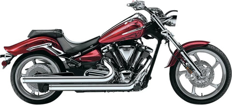 Cobra Dragster Exhaust System Chrome with O2 Sensor Bungs