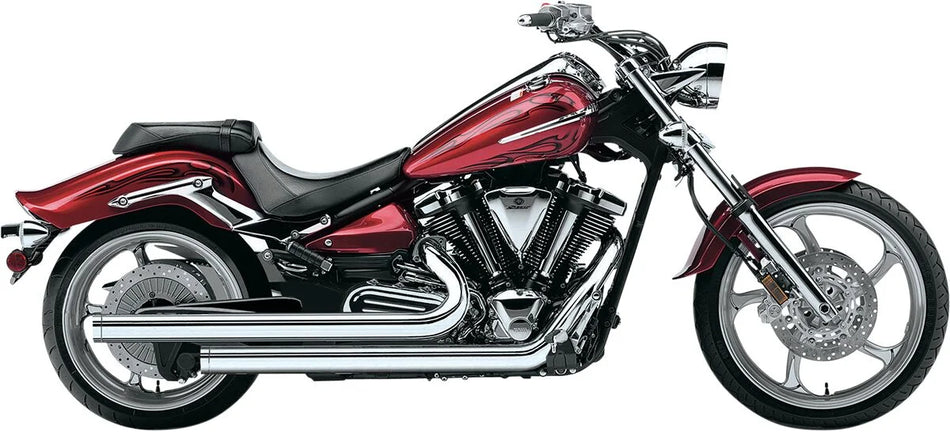 Cobra Dragster Exhaust System Chrome with O2 Sensor Bungs