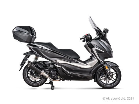 Akrapovic Slip-on Line Muffler Black Stainless Steel Carbon End Cap Honda ADV / Forza