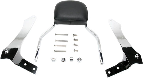 Cobra Mini Square Sissy Bar Chrome with Pad (02-4765)