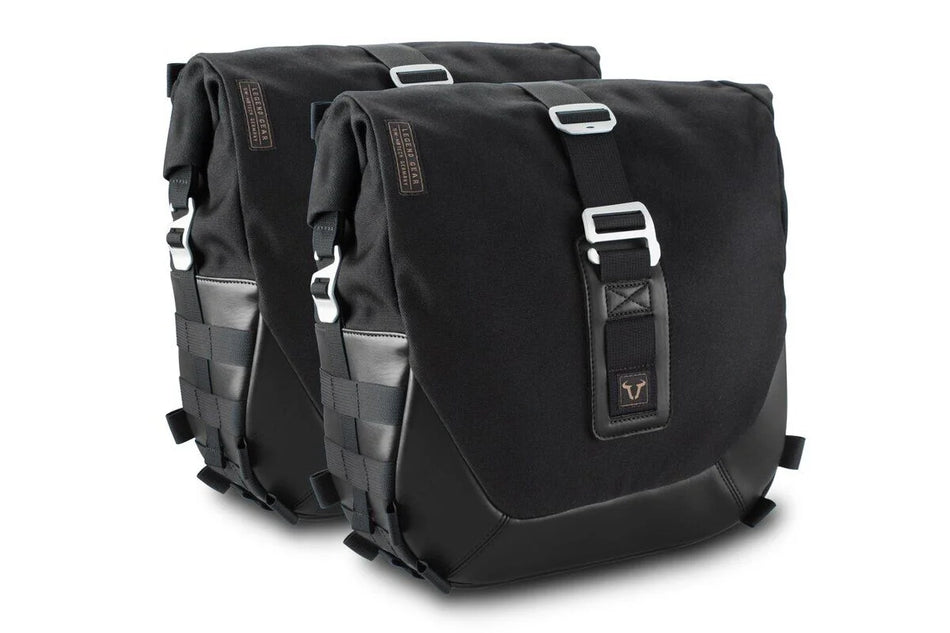 SW-Motech Legend Gear LC2 Side Bag System Black Edition — Royal Enfield Classic