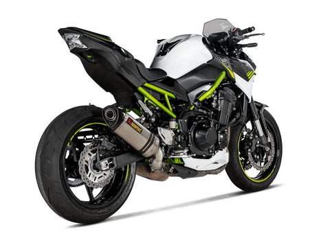 Akrapovic Slip-on Line Muffler Titanium Carbon End Cap Kawasaki (S-K9SO10-HZT)