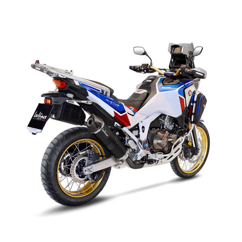 LeoVince LV One EVO Black Edition Slip-One Muffler Ece Honda Africa Twin