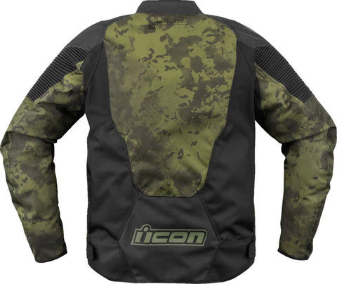 ICON Overlord 3 Magnacross Textile Jacket Black/Green