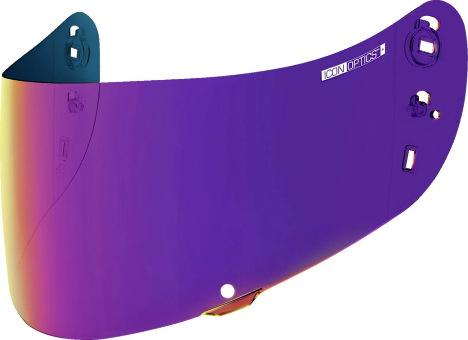 ICON Optics DOT Blurple Purple Shield Visor