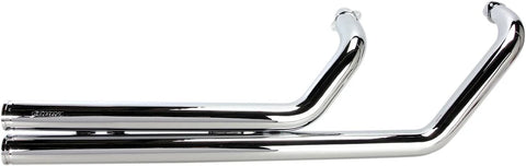 Cobra Hot Rod Speedster Short 2-into-2 Straight-Cut Exhaust System Triple-Chrome with PowerPort