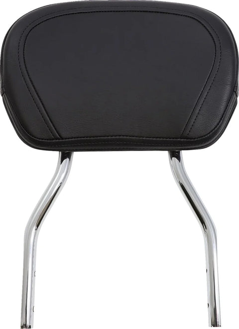 Cobra Short Round Sissy Bar Chrome with Pad (02-8650)