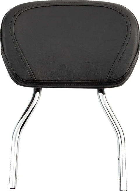 Cobra Short Round Sissy Bar Chrome with Pad (602-1300)