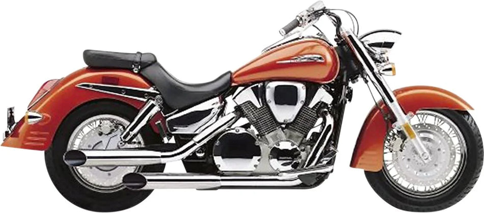 Cobra Slip-on Mufflers Chrome with Slash Cut Tip (1179SC)