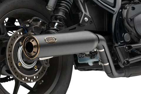 Cobra Slip-on Muffler Black with Bronze Tip (1140BZ)