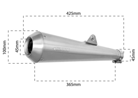 Spark Classic Universal Mufflers Stainless Steel