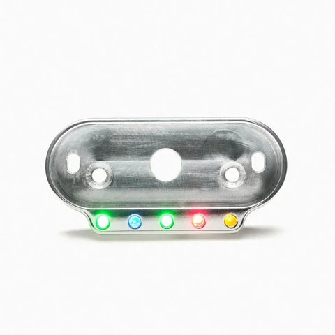 Motogadget motoscope mini Handlebar Bracket Frame Polished with Indicator Lights