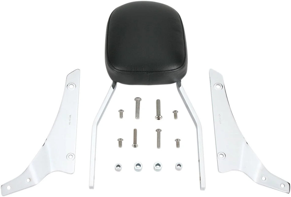 Cobra Tall Square Sissy Bar Chrome with Pad (02-5160)