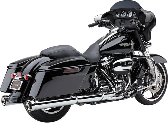 Cobra 4-1/2" Round Slip-on Neighbor Hater Mufflers Chrome