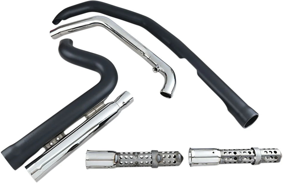 Cobra Speedster 909 Short 2-into-2 Exhaust System Black (6704B)