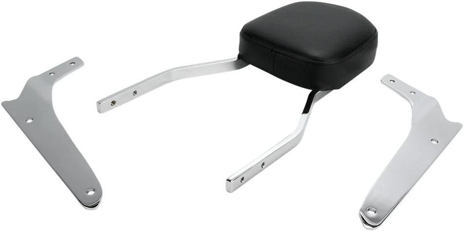 Cobra Tall Square Sissy Bar Chrome with Pad (02-5111)
