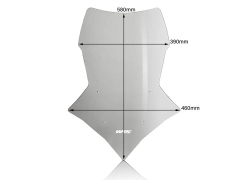 WRS Touring Windscreen Smoked (YA004F)
