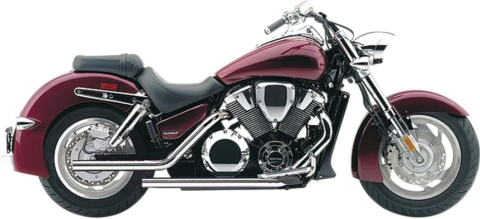 Cobra Dragster 2-into-2 Straight-Cut Exhaust System Chrome (1626T)
