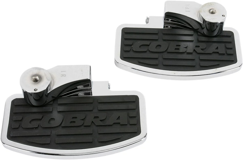 Cobra Classic Rear Floorboard Kit Chrome (06-3640)