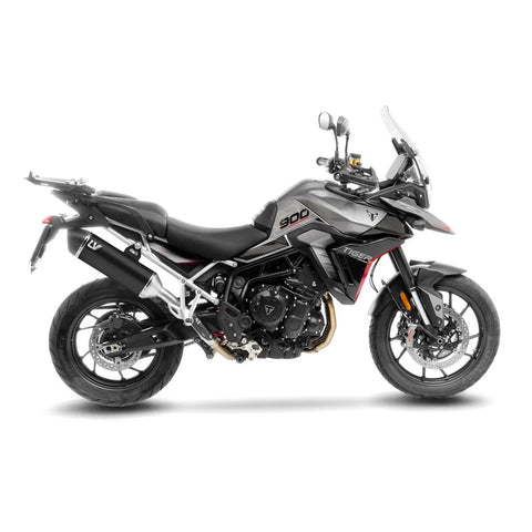 LeoVince LV-14 Black Edition Slip-on Muffler Ece Triumph Rally PRO / Tiger GT