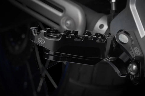 Gilles Tooling Tech-X Enduro Motorcycle Rider Footpegs Black (RGK-350-UF35-SET-B)