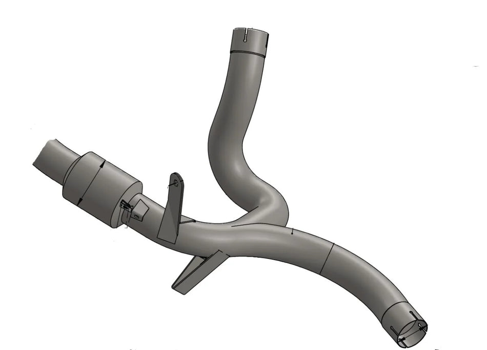 LeoVince CAT Eliminator (LINK Pipe) Ducati Multistrada 950 / Multistrada V2 950