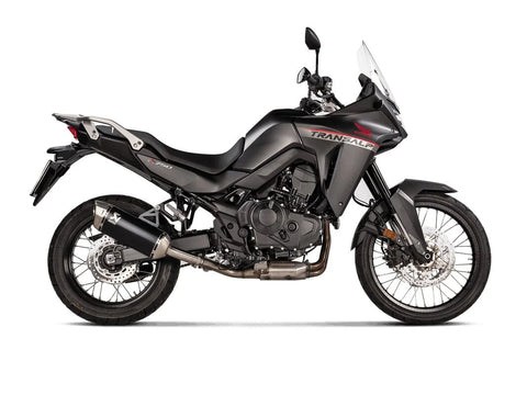 Akrapovic Slip-on Line Muffler Black Titanium Honda Transalp