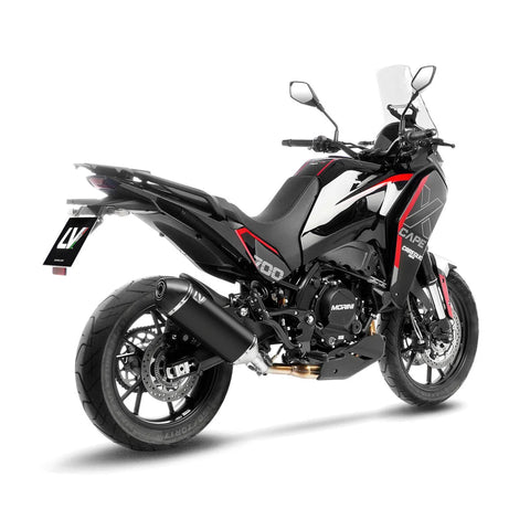 LeoVince LV-14 Black Edition Slip-on Muffler Ece Moto Morini X Cape