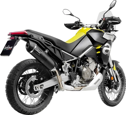 LeoVince LV One EVO Black Edition Slip-One Muffler Ece Aprilia Rally / Tuareg