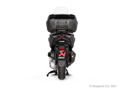 Akrapovic Slip-on Line Muffler Black Stainless Steel Carbon End Cap Honda ADV / Forza