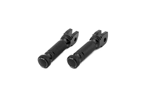 Gilles Tooling Sport Motorcycle Rider Footpegs Black (RGK-300-UF41-SET-B)
