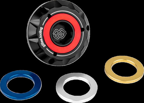 Gilles Tooling Motorcycle Oil Filler Cap M20x1.5 Black