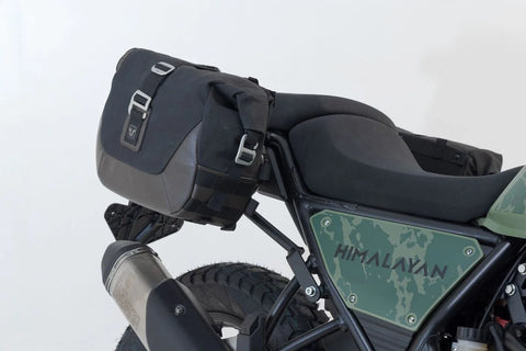 SW-Motech Legend Gear LC1 & LC 2 Side Bag System Brown Edition — Royal Enfield Sleet / Himalay…