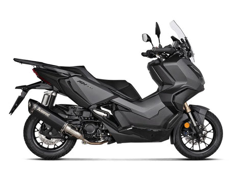 Akrapovic Slip-on Line Muffler Black Stainless Steel Carbon End Cap Honda ADV / Forza