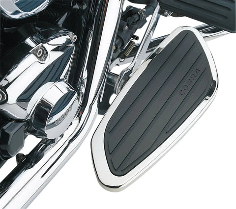 Cobra Front Swept Floorboard Kit Chrome (06-4118)