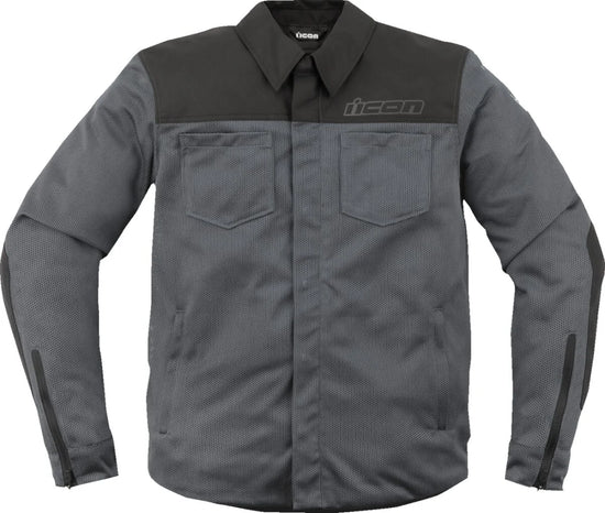 ICON Upstate Mesh CE Textile Jacket Grey