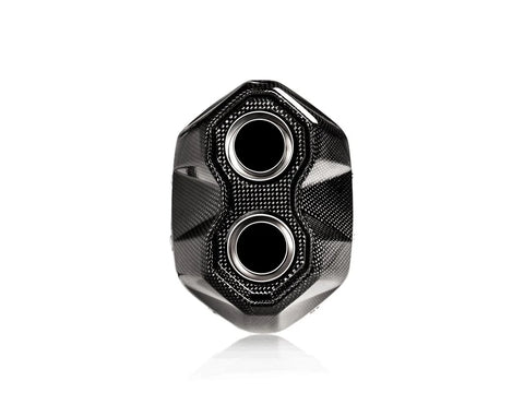 Akrapovic Slip-on Line Muffler Black Titanium Carbon End Cap Kawasaki (S-K10SO31-HGITBL)