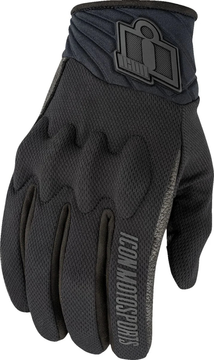 ICON Anthem 3 Textile Gloves Black