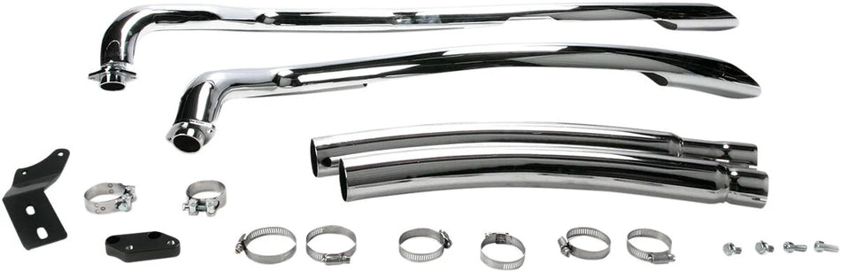 Cobra Swept Exhaust Chrome (4218)