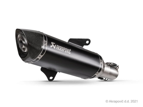 Akrapovic Slip-on Line Muffler Black Stainless Steel Carbon End Cap Honda ADV / Forza