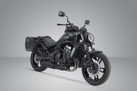 SW-Motech Legend Gear LC2 Side Bag System Black Edition — Kawasaki Vulcan S
