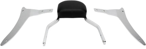 Cobra Mini Square Sissy Bar Chrome with Pad (02-4968)
